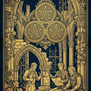 The Three of Pentacles: Master Architects of the Divine Realm
