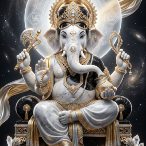 Ethereal Ivory Ganesha