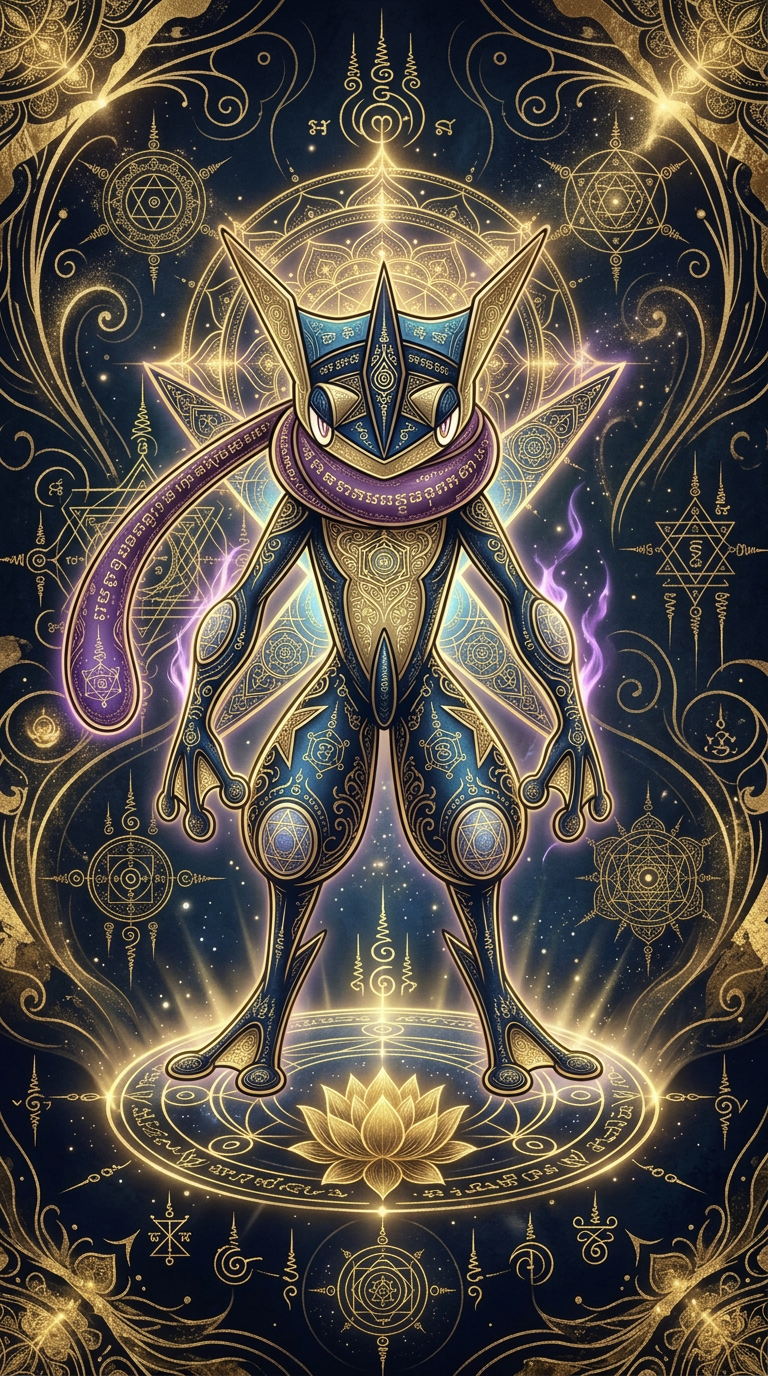 Greninja: The Shadow Shinobi of the Tidal Eclipse