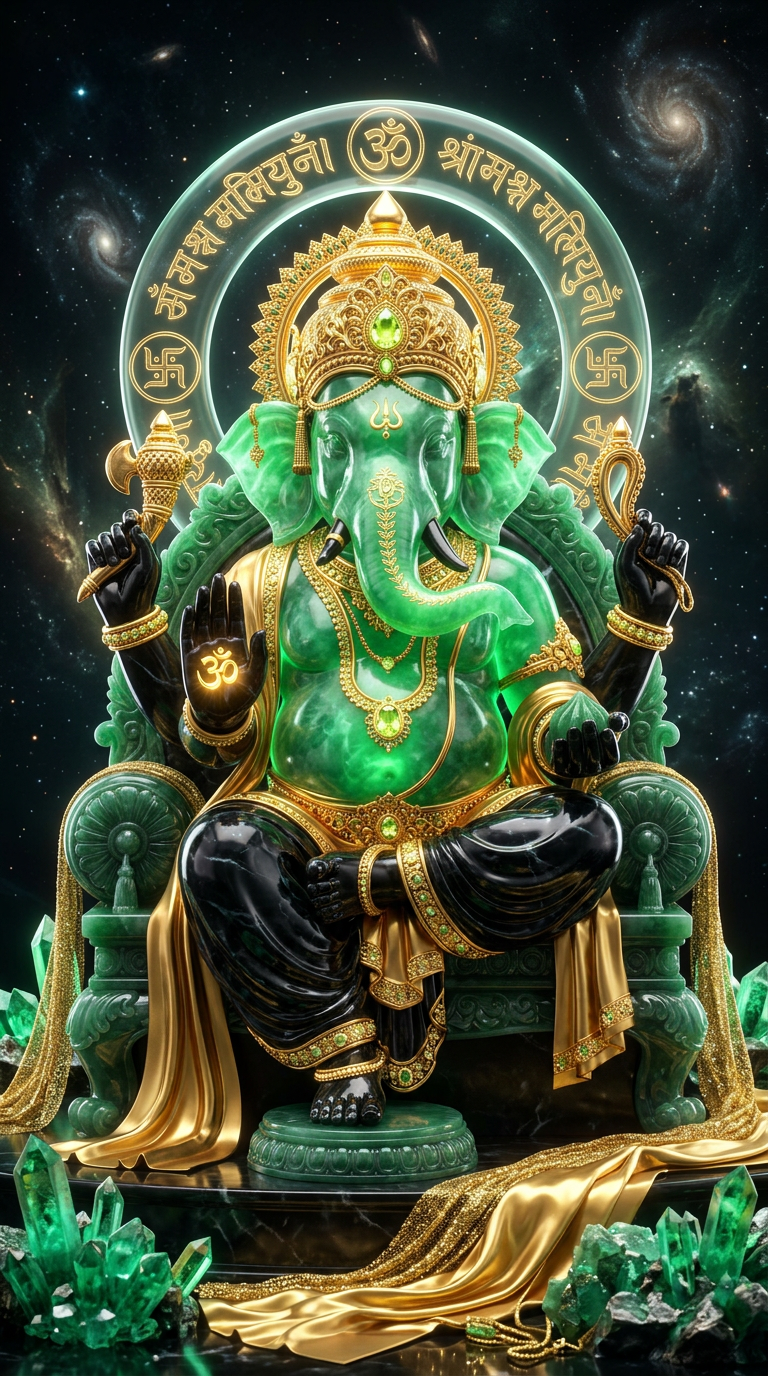 Majestic Emerald Guardian
