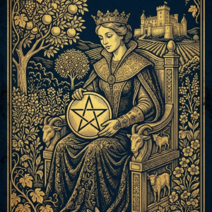 The Queen of Pentacles: The Nurturing Matriarch of Earthly Riches