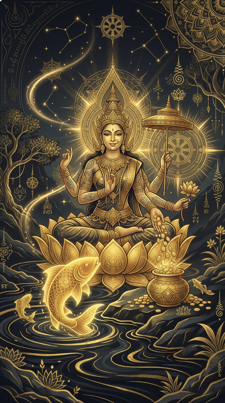 Goddess Lakshmi: The Golden Mother of Prosperity and Grace